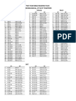 Bible Reading Plan 2012