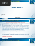 Química Geral: - Material de Avaliação Prática Da Aprendizagem