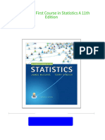 Ebooks File (Ebook PDF) First Course in Statistics A 11th Edition All Chapters