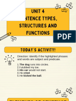 Sentence Structures