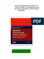 Nonlinear Structures and Systems, Volume 1: Proceedings of The 37th IMAC, A Conference and Exposition On Structural Dynamics 2019 Gaetan Kerschen