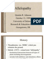 ALLELOPATHY