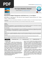 The Open Dentistry Journal: Hyperplastic Pulpitis Management With Endocrown: A Case Report