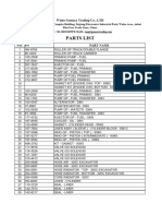 GM Caterpillar Stock List 01