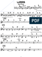 Lloraras - Score PDF