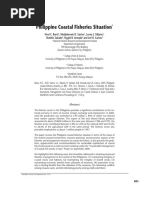 Philippine Coastal Fisheries Situation