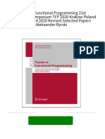 Download ebooks file Trends in Functional Programming 21st International Symposium TFP 2020 Krakow Poland February 13 14 2020 Revised Selected Papers Aleksander Byrski all chapters