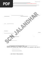 Call Up Letter SSC Jalandhar For SSCW NT 35 Apr 2025 Course