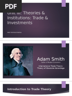 Unit III - International Trade Theories