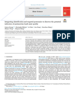 2023-Integrating Identification and Targeted Proteomics To Discover The Potential Indicators of Postmortem Lamb Meat Quality