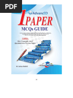 One Paper MCQs Guide 2024 Edition by M Imtiaz Shahid