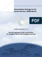 Guidance No 13 - Classification of Ecological Status (WG A)