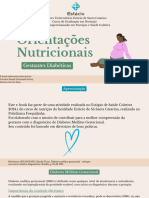 Ebook Orientação Nutricional Gestantes Diabéticas