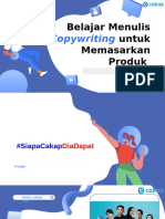 Materi Pelatihan_Belajar Menulis Copywriting Untuk Memasarkan Produk - Cakap