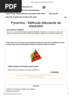 Pyraminx - Méthode de Résolution Facile Du Pyraminx