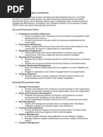 CHPT 3 Question 5 Hybrid Structure of A Procurement Function