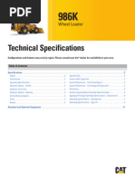 Technical Specifications: Wheel Loader