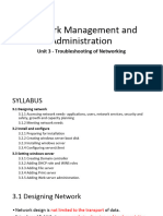 Troubleshooting of Network