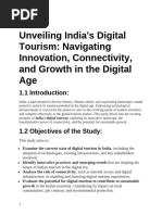 Unveiling India's Digital Tourism: Navigating Innovation, Connectivity, and Growth in The Digital Age