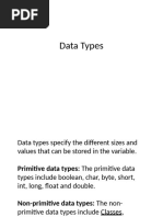 Data Types