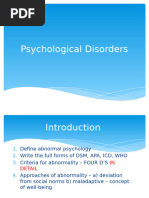 Psychological Disorders