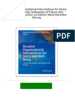 PDF Derailed Organizational Interventions for Stress and Well Being Confessions of Failure and Solutions for Success 1st Edition Maria Karanika-Murray download