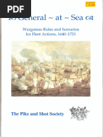 General at Sea - Wargames Rules and Scenarios For Fleet Actions, 1640-1721 (By Iain Stanford)