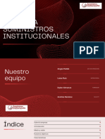 Negro y Rojo Estilo Tecnológico Abstracto Perfil de Empresa en Blanco Presentación de Negocio