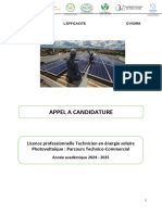 Appel À Candidatures LPTCPV