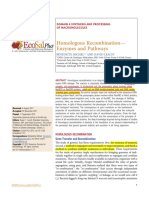 Recombination Pathways 2012