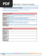 RESOURCE - Be Belong - Writing Project - Research Template