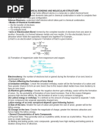 Chemical Bonding Class 11 Notes