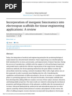 Incorporation of Inorganic Bioceramics Into Electrospun Scaffolds For Tissue Engineering Applications - A Review - ScienceDirect