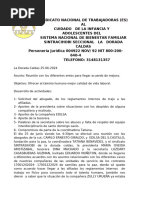 Carta de La Reunion Con Los Abogados.