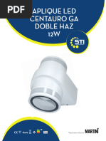 Aplique Led Centauro GA Doble Haz 12W