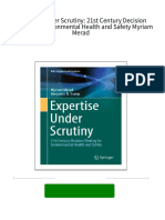 (Ebooks PDF) Download Expertise Under Scrutiny: 21st Century Decision Making For Environmental Health and Safety Myriam Merad Full Chapters