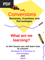 Fraction-Decimal-Percentage Powerpoint