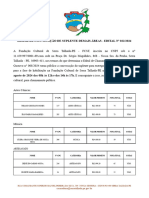 Edital 022.2024 Chamamento de Suplente Demais Areas