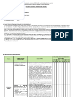 Planificación Curricular - 4 Años