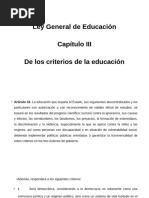 Presentacion PPT Criterios de La Educación