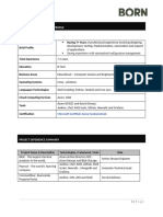 Pradeep BORN Resume