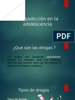 Drogadicción en La Adolescencia