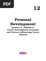 PerDev Module 6 2nd Quarter CareerDevelopment Concepts