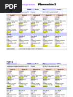 Cronograma 5°