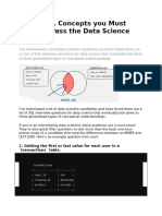 SQL Notes