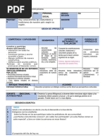 Sesión de Aprendizaje: Hoy Conoceremos Las Costumbres y Tradiciones de Nuestro País Según Su Región