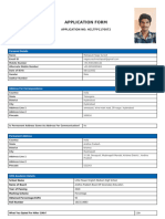 Application Form HCL