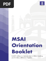 Orientation Booklet.