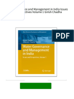 Where Can Buy Water Governance and Management in India Issues and Perspectives Volume 1 Girish Chadha Ebook With Cheap Price