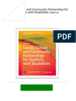 Family, School, and Community Partnerships For Students With Disabilities Lusa Lo 2024 Scribd Download